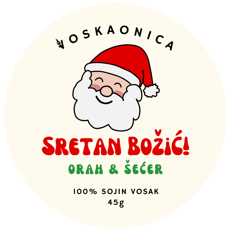 Mirisni vosak - Sretan Božić