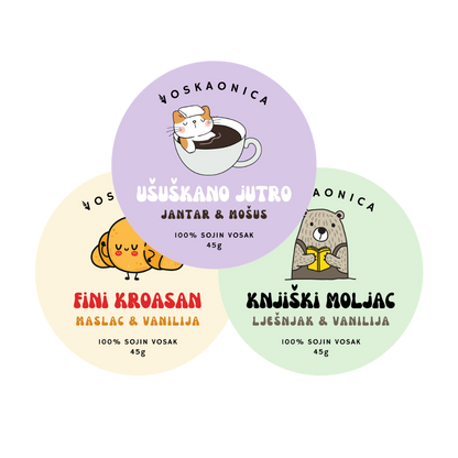 Mirisni voskovi za aroma lampu - Favoriti set