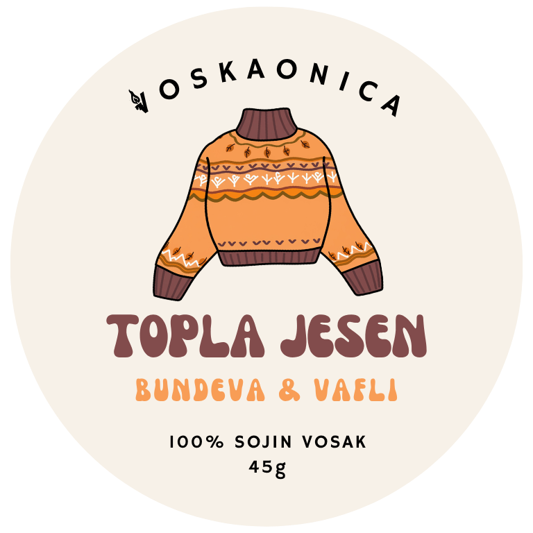 Mirisni vosak - Topla jesen