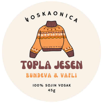 Mirisni vosak - Topla jesen