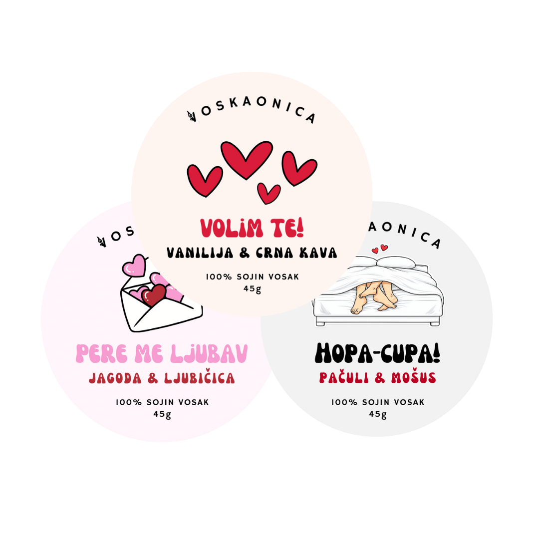 Mirisni voskovi za aroma lampu - Valentinovo