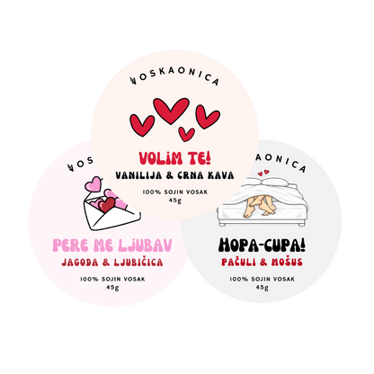 Mirisni voskovi za aroma lampu - Valentinovo