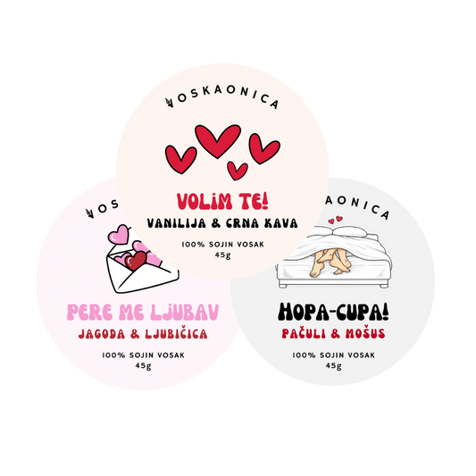 Mirisni voskovi za aroma lampu - Valentinovo